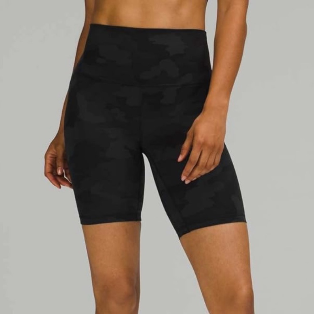 Lululemon black cami shorts